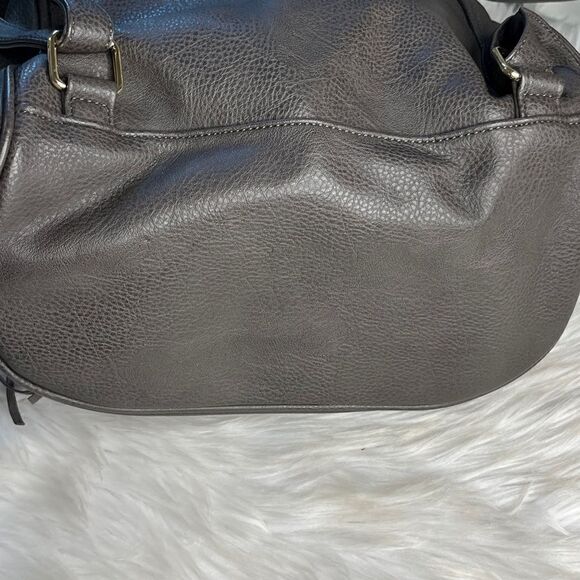 Dream Control Fringe Boho Backpack Grey & Brown - Picture 8 of 10